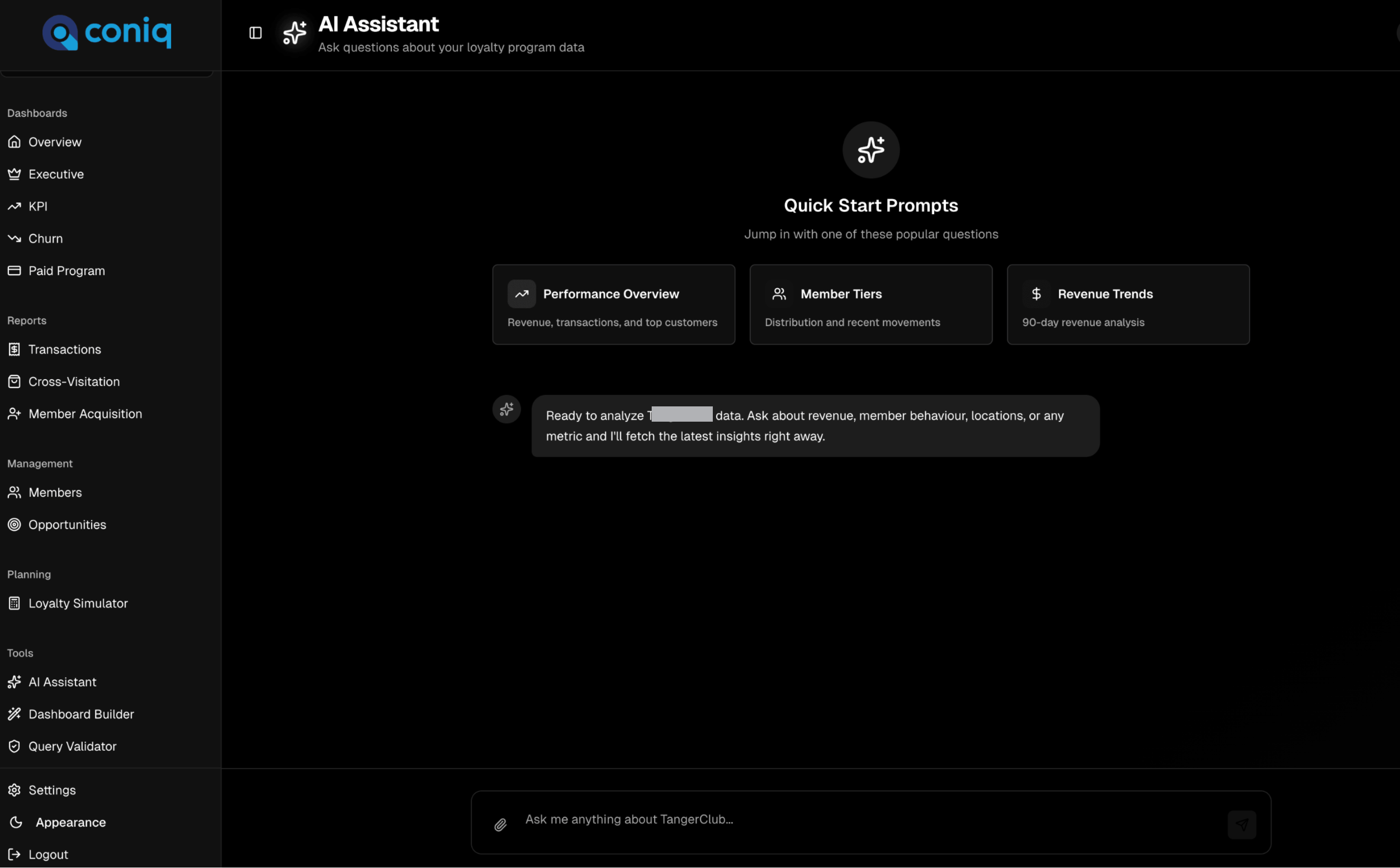 Coniq Insights screenshot 2