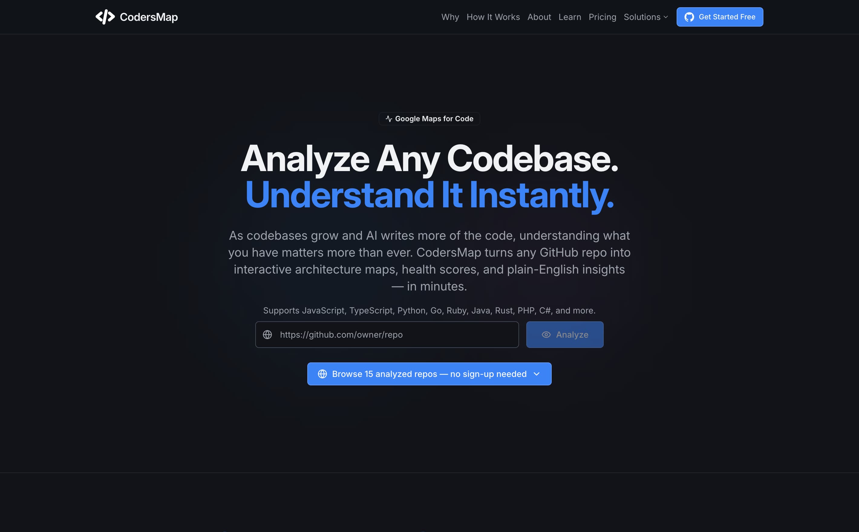 CodersMap screenshot 1