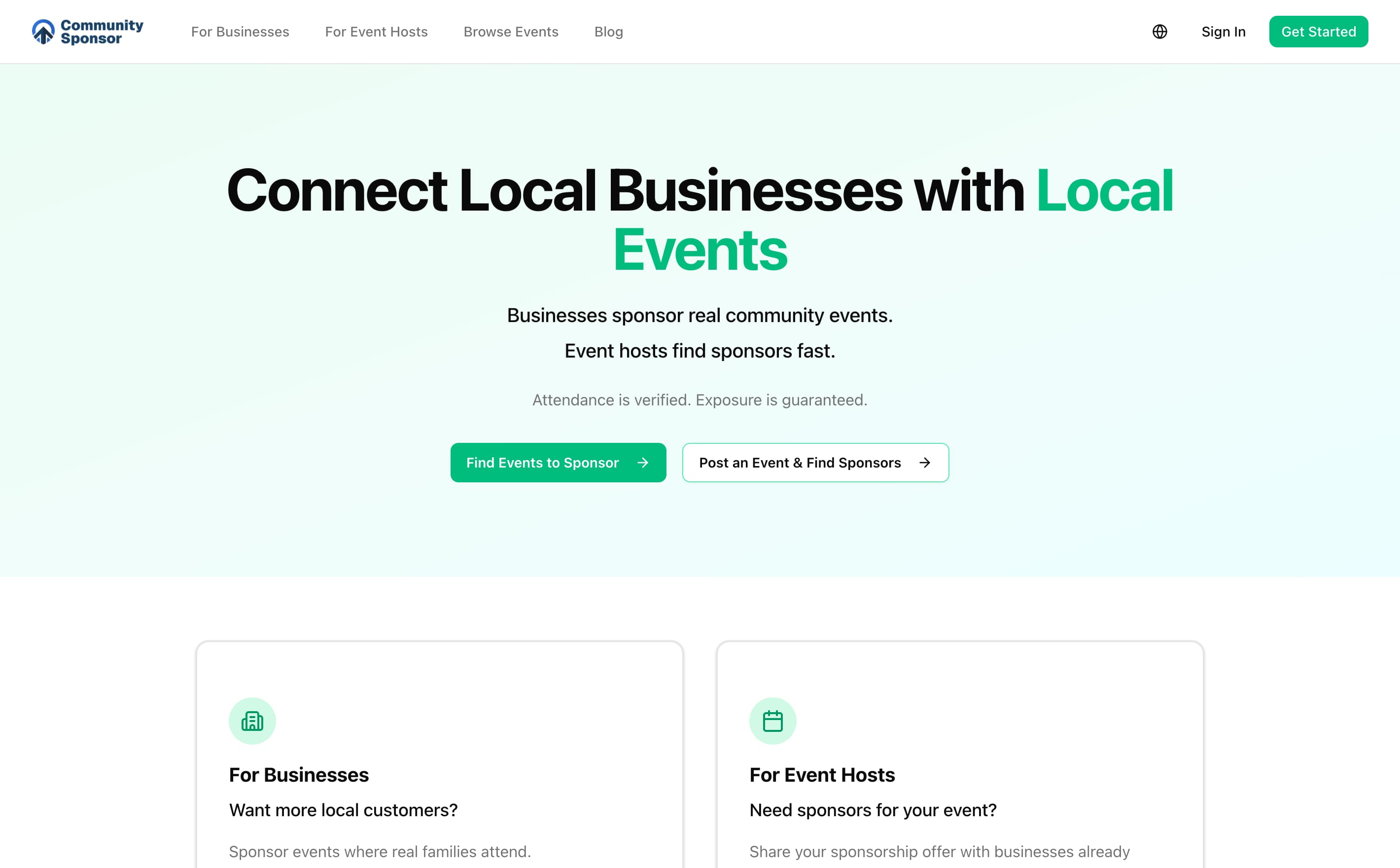 CommunitySponsor screenshot 1