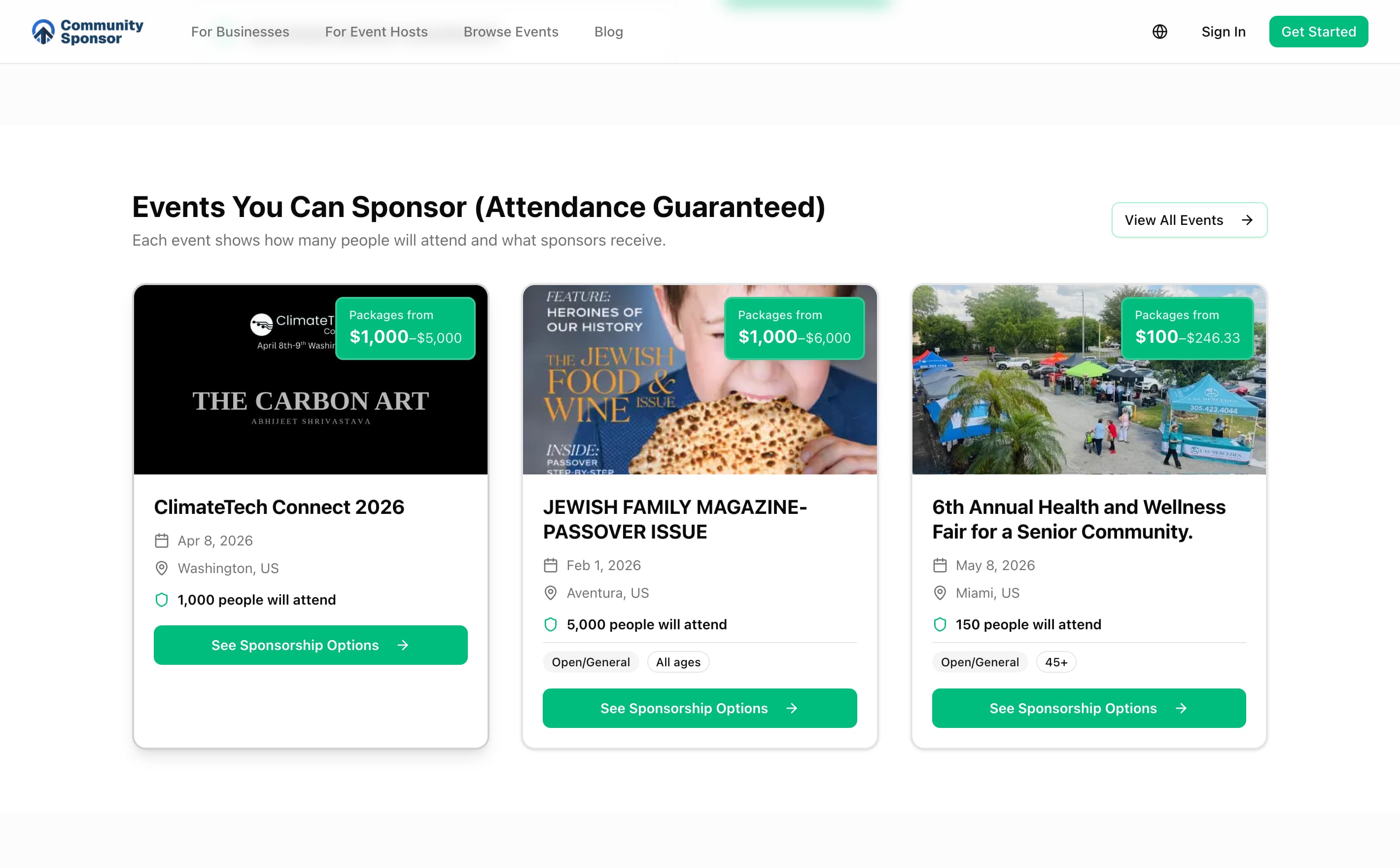 CommunitySponsor screenshot 2