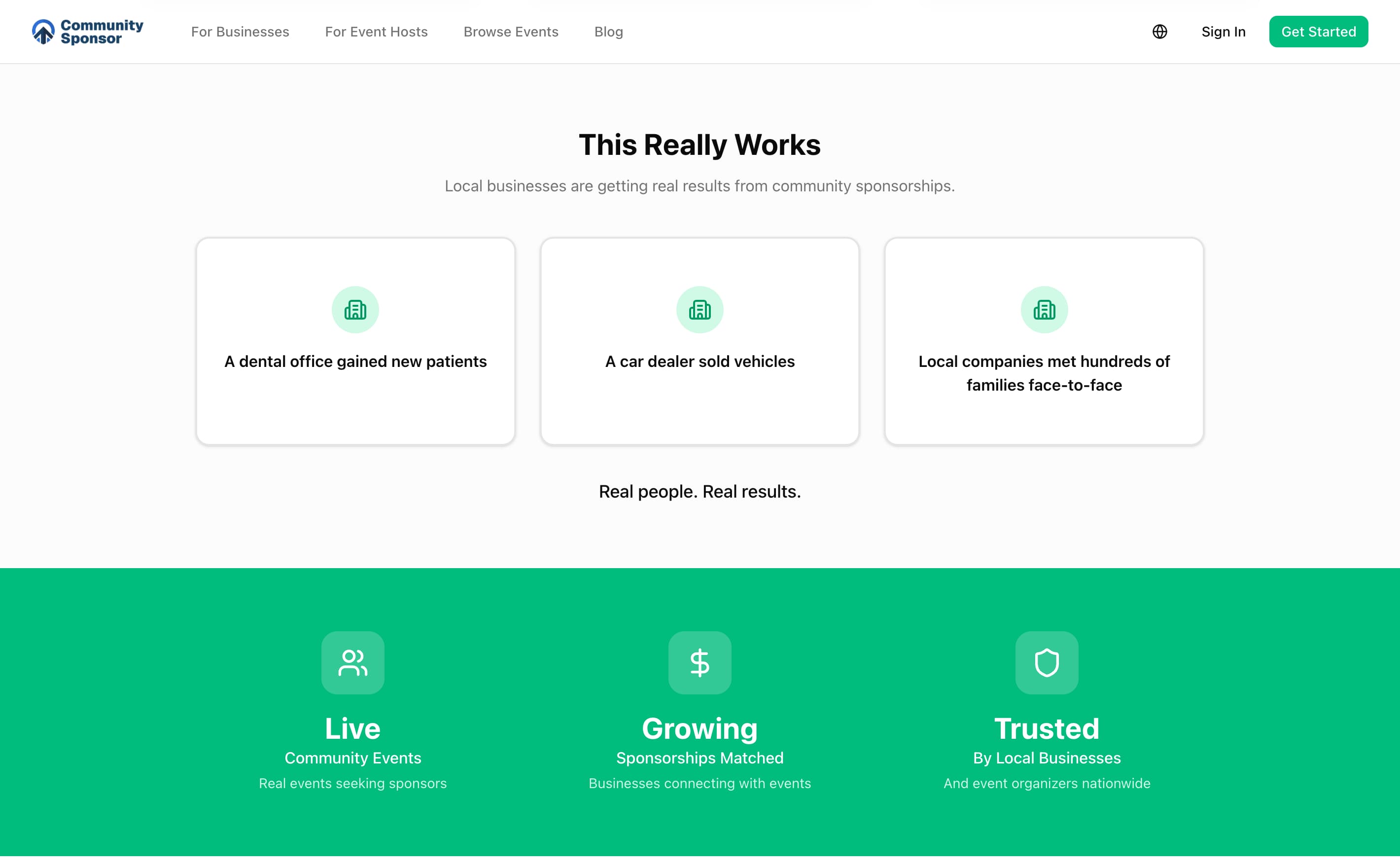 CommunitySponsor screenshot 3